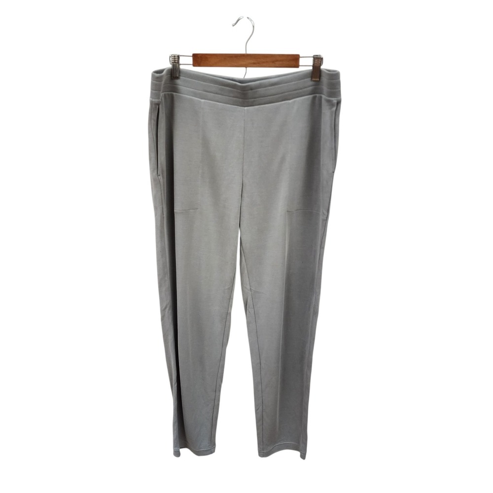 Pure Jill Pants Womens Gray Pull On Mid Rise Pima Modal Large NWT MSRP $89 NOTE